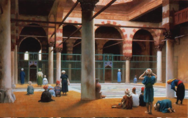 Jean Leon Gerome Interior of a Mosque  7 oil painting picture